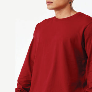 Camiseta de manga larga unisex-Canvas Red, 100% Airlume Cotton, 4,2 oz - Product Image 5