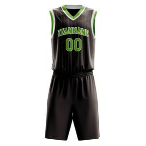 Großhandel Maßgeschneiderte Basketball-Team-Uniform Individuelles Design Basketball-Trikot und Shorts 2-teilige Sets Uniformen zum Verkauf - Product Image 2
