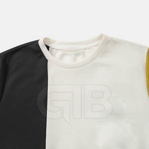 T-shirts pour hommes sur mesure au design unique, nouvelle arrivée, grande taille, séchage rapide, 100% coton tricoté, respirant, écologique - Product Image 3