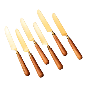 Handmade Wooden handle Metal Knives <b>Set</b> in Low Price With Custom Logo - Product Image 1