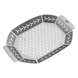 Plateau de cuisson Weber Satin 6678 en acier inoxydable pour barbecue 36,8x25,4cm pour griller les légumes - Product Image 1