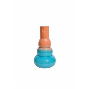 Florero de Metal Moderno de Estilo Nórdico con Degradado, Florero Decorativo de Hierro con Dos Asas para Centro de Mesa de Sala de Estar de Lujo - Product Image 5