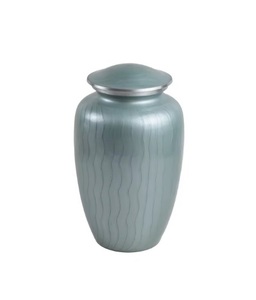 Urne funéraire écologique en aluminium bleu la plus vendue urne commémorative personnalisable pour les cendres humaines pour animaux de compagnie souvenir funéraire élégant - Product Image 6