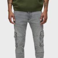 Pantalon Cargo en Velours Côtelé Léger et Respirant pour Homme, Taille Élastique, 6 Poches, Grande Taille, Imperméable, Effet Délavé – Prix Abordable