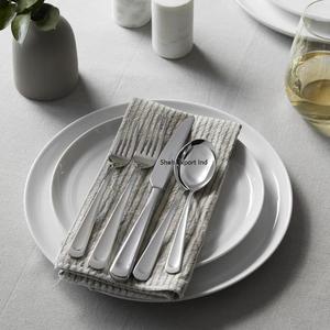 Ensembles de couverts en métal de style occidental avec poignée unique pour la maison et le mariage vaisselle de table ensembles de couverts en argent - Product Image 1