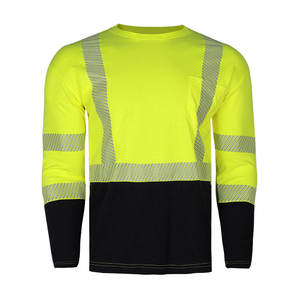 Vente en gros 95% modacrylique/5% coton Vêtements de travail Hi Viz Work Class 3 Fr Tricot Sécurité Ignifuge Travailleur Chemise de travail industriel - Product Image 1