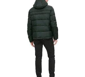 Men's Winter Puffer Jacket Custom Made High Quality Breathable Outdoor Coated Latest Style Long Sleeve Hooded Collar Front - Product Image 3
