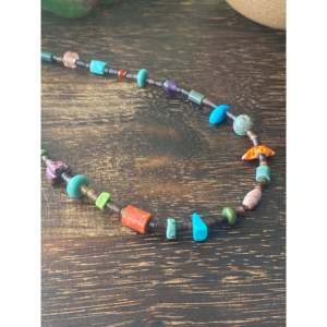 Navajo Handcrafted Multi Stone Fetish Beaded Necklace Bohemian <b>Religious</b> <b>Gift</b> for Weddings & Parties - Product Image 3