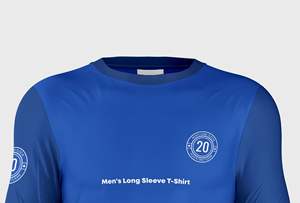 Camiseta de Fútbol Unisex de Manga Larga con Sublimación de Alta Calidad, Logotipo Personalizado, Tallas Grandes, Camiseta Deportiva para Hombre y Mujer, Servicio OEM, 100% Lavada - Product Image 5