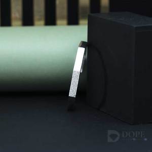 สร้อยข้อมือเพชรมอสเซียไนต์สำหรับสุภาพบุรุษเงิน925ดีไซน์สุดพิเศษสำหรับทุกที่ - Product Image 2