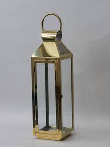 Đèn Lồng Nến Lớn Bằng Thép Không Gỉ Đèn Lồng Sàn Chống Gió Đèn Nến Sân Vườn - Product Image 4