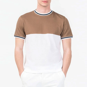 Venta al por mayor 100% Pakistán algodón hombres camisetas de secado rápido Casual letra patrón personalizado impreso suelto ajuste en blanco diseño estambre - Product Image 1