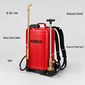 Pompe à eau pour lutte contre les incendies <span class=keywords><strong>KOBOLD</strong></span>, <span class=keywords><strong>sac</strong></span> à <span class=keywords><strong>dos</strong></span>, 16-20L, pompe à brouillard d'eau pour pompiers, avec lance de pulvérisation pour la suppression des incendies forestiers - Product Image 4