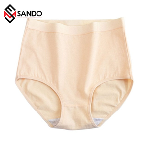 Ropa interior de verano para mujer 100% tela de algodón logotipo personalizado OEM precio bajo talla grande bragas de Control de luz tipo aceptar medias resbalones - Product Image 2