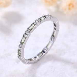 Gorgeous <b>Peridot</b> Gemstone Luxury New Design Solid Gold Fine Jewelry <b>Rings</b> With Real Diamonds <b>Ring</b> - Product Image 3
