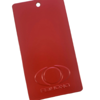 Revêtement en poudre polyester rouge mat RAL3020/3000
