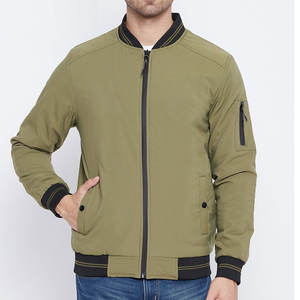 แจ็กเก็ตบอมเบอร์สำหรับผู้ชายแจ็คเก็ตบอมเบอร์ลำลองขนาดพลัสไซด์ออกแบบโลโก้ได้ตามต้องการ - Product Image 1