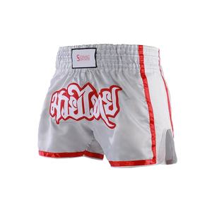 Short de boxe MMA Muay Thai personnalisé OEM de haute qualité, short en satin avec logo imprimé - Product Image 1