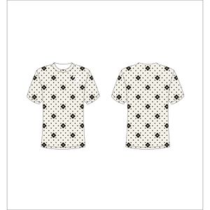 T-shirt à manches courtes pour homme, col rond, coupe classique, imprimé à pois, vêtement décontracté, Trackstar OEM Private Label TSI-G05-P0773 - Product Image 1