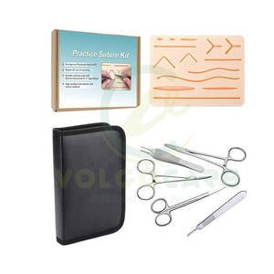 Ensemble complet de formation à la suture pour étudiants en médecine et professionnels apprenant des compétences chirurgicales kit de suture, instrument médical - Product Image 1