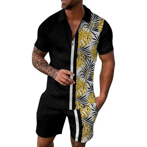 กางเกงขาสั้นสำหรับผู้ชายดีไซน์ตามสั่งชุดเสื้อผ้าลำลองพิมพ์โลโก้แบบซับลิเมชันฤดูร้อนดีไซน์แบบสั้น - Product Image 3