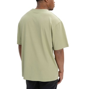 เสื้อยืดผู้ชายทรงหลวมสำหรับฤดูร้อน ผ้าฟลีซ ระบายอากาศ แห้งเร็ว สไตล์ลำลอง ผลิตจากผ้าฝ้าย ปี 2026 รับสกรีนโลโก้ - Product Image 5