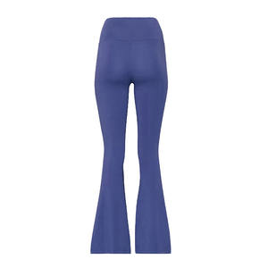 Superventas ODM pantalones acampanados con cintura elástica estilo invierno a media cintura a un precio razonable - Product Image 2