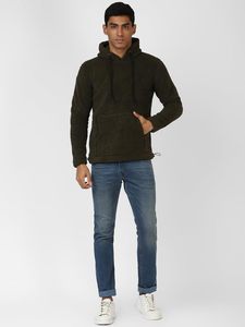 Sherpa polar pullover Hombres sudaderas con capucha hechas a medida estilo pesado grueso invierno cálido unisex capucha logotipo personalizado - Product Image 2