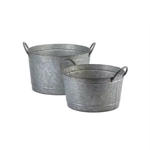 Vente en gros d'articles de jardin pots de fleurs et jardinière jardinières galvanisées de qualité exclusive jardinières faites à la main de forme personnalisée à vendre - Product Image 5