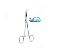 Pinces à artères Halsted-Mosquito en acier inoxydable de haute qualité, 21 cm, courbées, dentelées, instruments chirurgicaux, fabricant