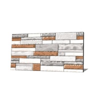 Carreaux muraux en porcelaine 300x600 en gros, style brique, finition mate, résistants à l'eau, antidérapants, effet perforé, pour extérieur et hall