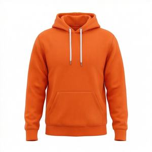 Hoodie surdimensionné élégant pour homme, design vintage délavé avec poche avant, confortable, personnalisable pour l'hiver. - Product Image 1