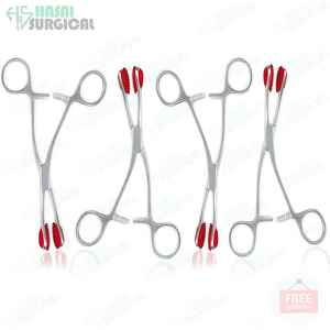 Fórceps de lengua joven aprobados por CE ISO Uso quirúrgico y ginecológico Manual de acero inoxidable de instrumentos quirúrgicos Hasni - Product Image 5