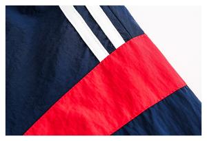 Chándal de nailon liso personalizado para hombre, ropa de otoño para hombre, chaqueta de entrenamiento cortavientos Vintage de marca para adultos, chaquetas cortavientos - Product Image 5