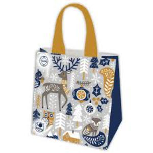 Vente en gros de sac fourre-tout de Noël personnalisé en laine fine tricoté pour enfants avec lettre rouge pour cadeau de bonbons EAU - Product Image 3