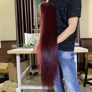 Hot Trending Vietnamese Human Hair Extensions Vendors Bone Straight Hair Lace Front Wigs Vietnam Raw Hair Soft - Product Image 4