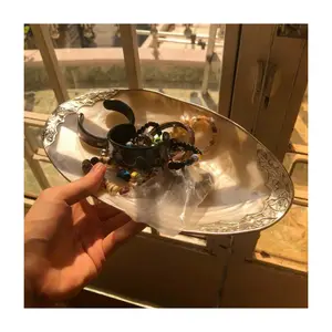 Mother of Pearl Plate Dishes Seashell Caviar Conch Shell Plates natural crafts High Quality Accessories Display Dish