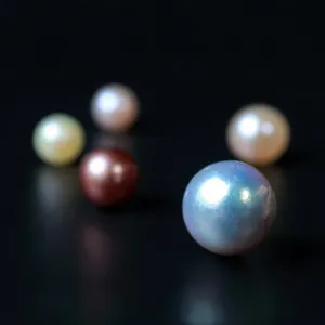 有光泽的珍珠高品质圆形8.5-9毫米A.A.A级淡水珠宝首饰