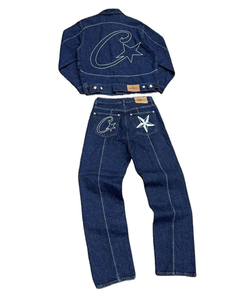 Nuevo Diseño de Traje y Chaqueta de Mezclilla para Hombre, Invierno 2025, Alta Calidad, Lavado Vintage, Diseño 2 en 1, 100% Algodón - Product Image 4