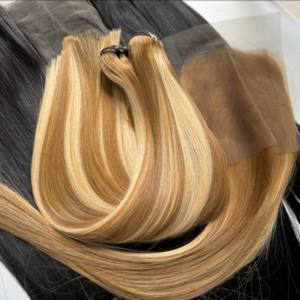 วิกผมคนแท้แบบเรียเวียดนามสำหรับการต่อวิกผมสองชั้นผู้บริจาคแบบคู่สุดๆ - Product Image 1