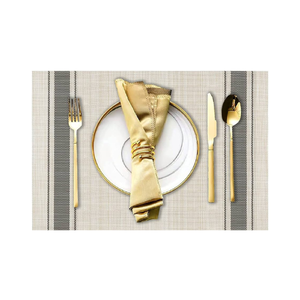 Occasion Salle à manger 100% coton brodé Minimaliste 12x18 145 GSM Lavable en machine Tapis de table personnalisé Marque Dropshipping Inde - Product Image 2