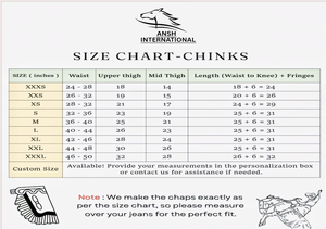 Men's Customizable Western Leather Chaps with Button Closure and Pocket Regular Fit for Equestrian Riding & Training - Product Image 3