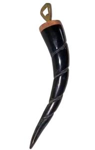 ขวดเขาควายพร้อมฝาโลหะขัดเงารูปสัตว์เป็นมิตรกับสิ่งแวดล้อมสำหรับเก็บเหล้าและเครื่องดื่มงานฝีมือจากธรรมชาติ - Product Image 3