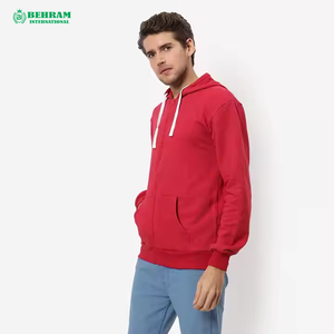 Sudadera con capucha térmica unisex de invierno con cremallera, de algodón de alta calidad y personalizada, de felpa o felpa francesa, transpirable y de secado rápido - Product Image 4