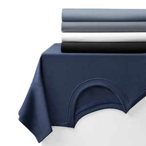 Logo personnalisé OEM T-shirt tricoté en modal respirant double face pour hommes, teint uni, design court et fin pour le printemps, l'été - Product Image 5