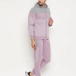 OEM Sports d'hiver Jogging Polaire Blanc Survêtements Logo Personnalisé 100% Coton Survêtements Ensembles pour Hommes Respirant Solide Motif - Product Image 4