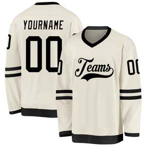 2025 nouvelle saison mode maillots de Hockey personnalisés transfert de chaleur imprimé Pro maillots de Hockey sur glace 100% Polyester respirant séchage rapide - Product Image 1