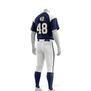 In Stock Breathable Quick Dry Baseball Uniforms Customized Teamwear Best Style Baseball Uniforms - Product Image 3