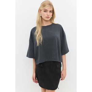 Camiseta Casual de Cuello Redondo y Corte Regular para Mujer, Top Suave 100% Algodón - Product Image 1