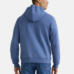 Vêtements Vêtements personnalisés avec cordon de serrage fermeture à col hommes sweat à capuche zippé en coton hommes sweat à capuche zippé - Product Image 2